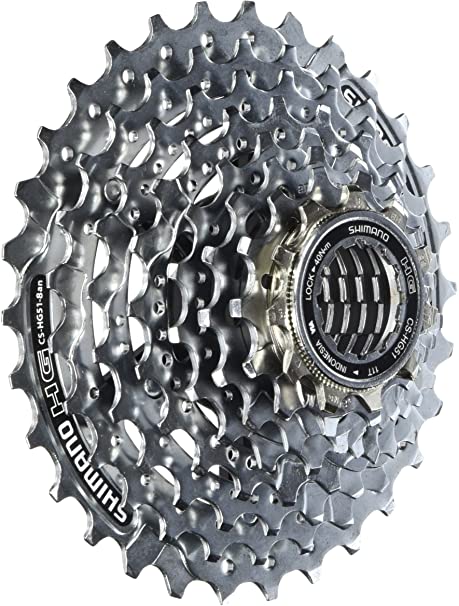 New  SHIMANO HG51 8-Speed Cassette 11-32T Silver