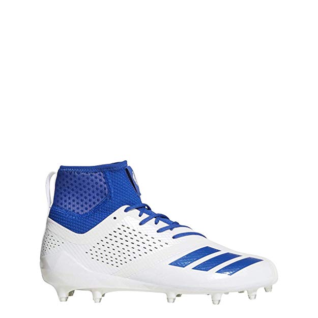 New Adidas Men's Size 15 Adizero 5 Star 7.0 SK Football Cleat White/Royal DA9563