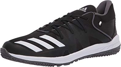New Adidas Speed Turf Baseball Sneaker Size Men's 9 Black/White