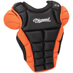 New Diamond DCP-IX3 V3 Baseball Chest Protector 15 Black/Orange