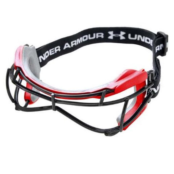 lacrosse goggles under armour New Under Armour Illusion 2 Women's Lacrosse Goggle Red/Black OSFA – PremierSports