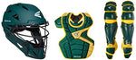 New Easton M10 Series Adult Baseball Catchers Complete Set Green/Gold