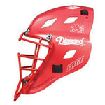 New Diamond DCH-Edge IX3 Adult Large (7 1/8-7 1/2)Catcher's Helmet Red Facemask