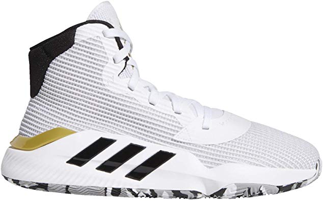 New Adidas Men's Pro Bounce 2019 Basketball White/Black Men 13