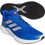 New Adidas Men's Edge Gameday Running Shoe Size 8 Royal/Silver/White