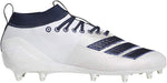 New Adidas Mens 12 Adizero 5 Star 8.0 Cleat Football Molded Cleats White/Nvy