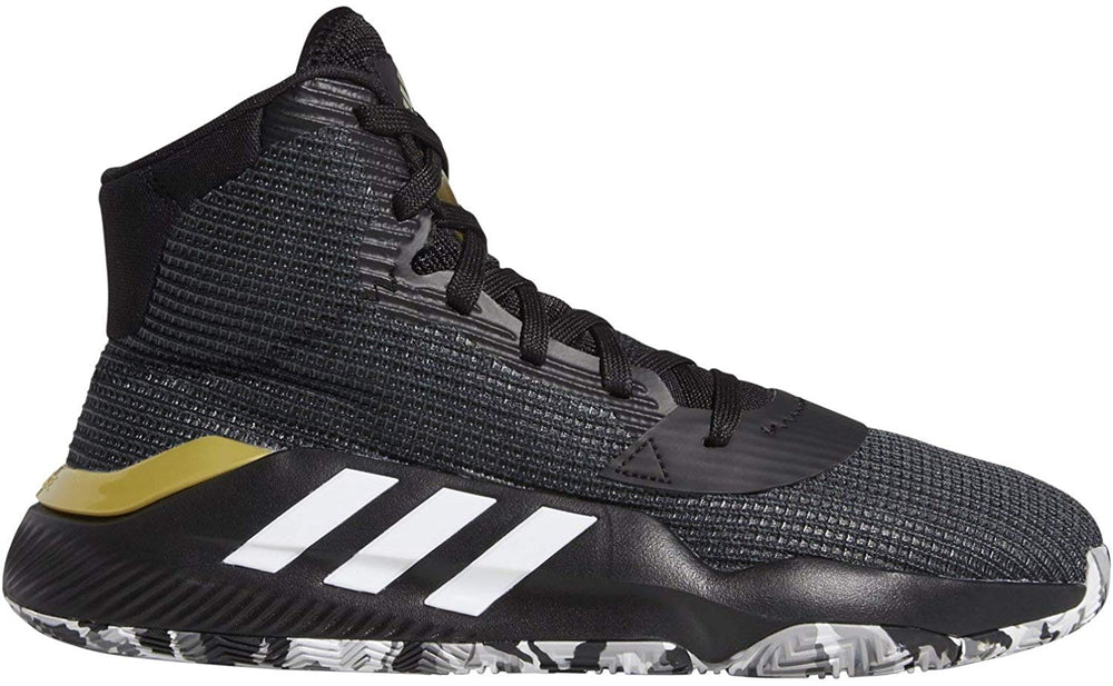 New Adidas Men's 12 Pro Bounce 2019 Shoe Basketball Black/White