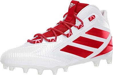 New Adidas Freak Carbon Mid Sz Mn 9.5 Football Molded Cleat White/Red