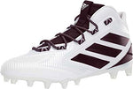 New Adidas Freak Carbon Mid Sz Mn 11 Football Molded Cleat White/Maroon