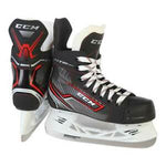 New CCM Jetspeed FT350 Ice Hockey Skates - Senior Size 8 Black/Red/White