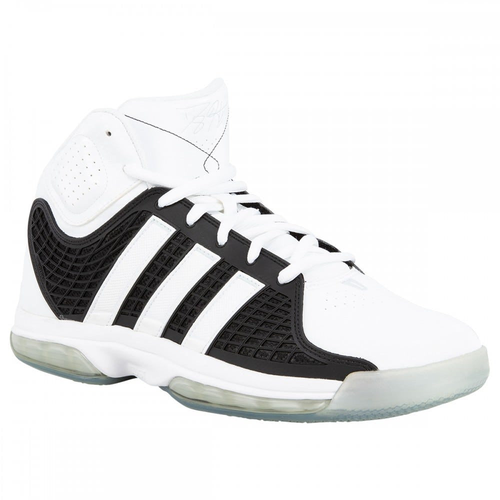 New Adidas AdiPower Howard Mens 12.5 Basketball Shoes White/Black G20278