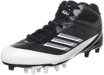 New Adidas Men's Scorch X SuperFly Mid Football Cleat Men 9 Black/White