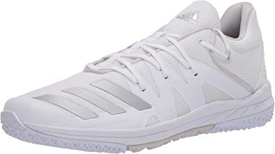 New Adidas Speed Turf Baseball Sneaker Size Men's 10.5 White/Silver