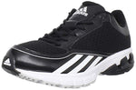 New Adidas Men's Falcon Baseball Shoe 11.5 Black/White/Silver Turf Shoe