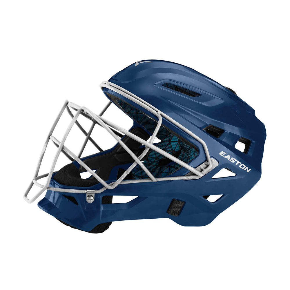 New Other Easton Gametime Adult Large Catcher Helmet/Mask Nvy/Slvr 7 1/8-7 1/2