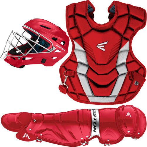 New Other Easton Gametime Catchers Equipment Box Set Intermediate Red/Silver