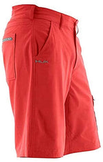 New Huk Men's XXL Next Level 10.5" Quick-Drying Performance Fishing Shorts Coral