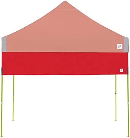 New E-Z UP Recreational Half Wall Straight Leg 10' Beach Tent HW3PN10SLGY