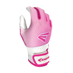 New Easton Hyperlite Fastpitch Batting Gloves Large White/Pink Women's