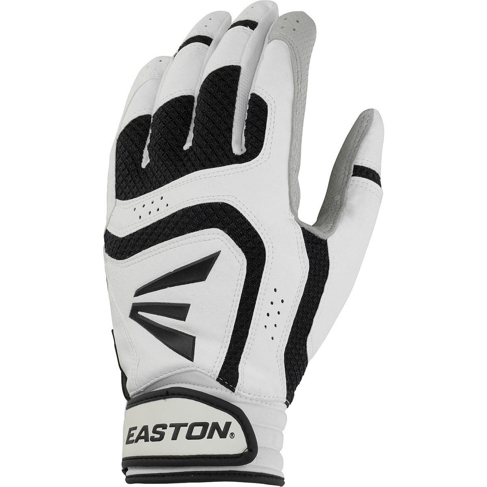 New Easton Youth Vrs Icon Batting Gloves White/Black/ Medium