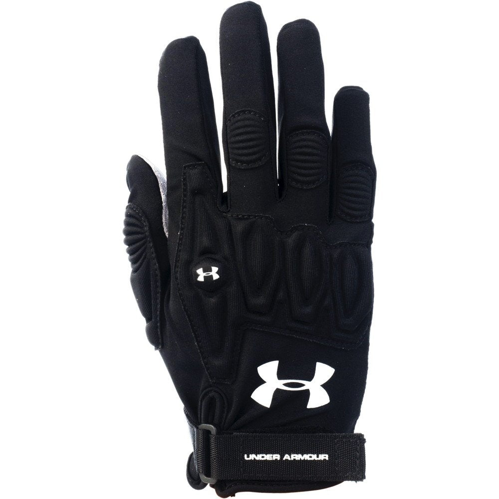 New Under Armour Women's Illusion Lacrosse Field Glove Large Black/White