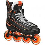 New Tour Code 2 Senior Inline Hockey Skates Men Sz 10 Black/Orange