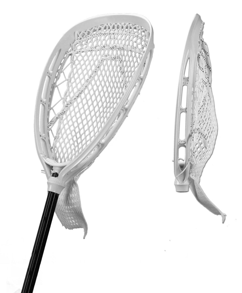New Debeer Lacrosse KWANFS-MH Hard Mesh Pocket Full Stick Wmn Black/Silver/Whit