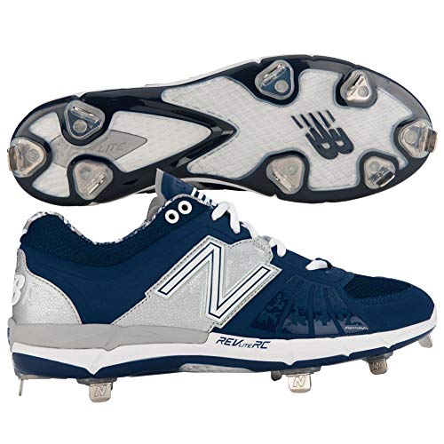 New Other New Balance Men's L3000TN2 Low Metal Baseball Cleats Navy|Silver 15