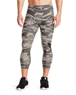 New Mission Men's Vapor Active Transformer 3/4 Training Tights Camo Large