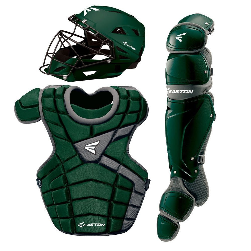 New Easton M10 Series Youth Baseball Catchers Complete Set Green/Silver