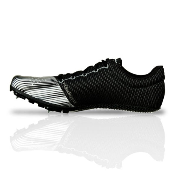 New Under Armour Kick Sprint Spike Men's 10 Track and Field Shoe Black/White