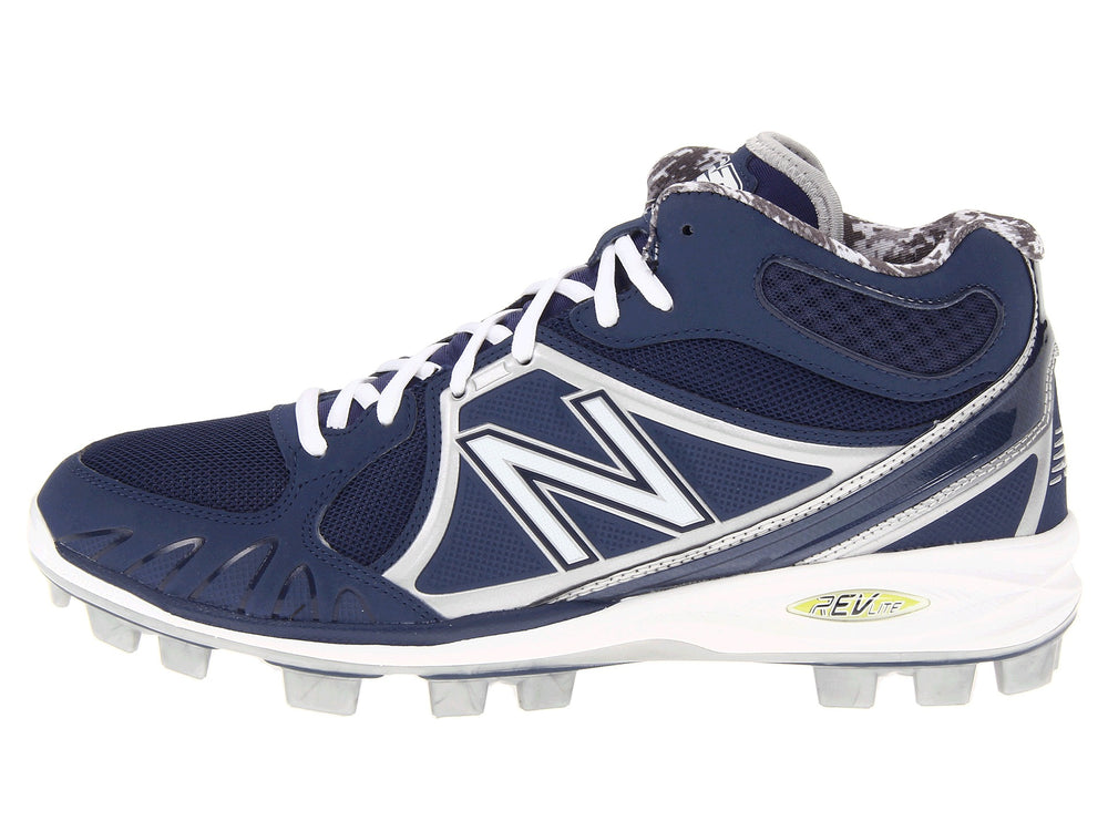 New New Balance Men's MB2000 TPU Molded Low-Cut Cleat size 5 Navy/White