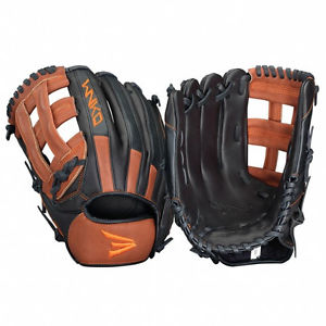 New Easton MKY1200 Youth Glove Black/Brown Baseball 12" RHT RIGHTY