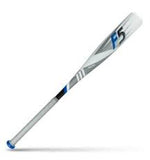 New Marucci MSBF5X10 F5 Senior League Baseball Bat 2 3/4" White/Blue 2018