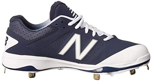 New New Balance L4040V3  Mens Metal Baseball Cleat Sz 12.5 Navy/White