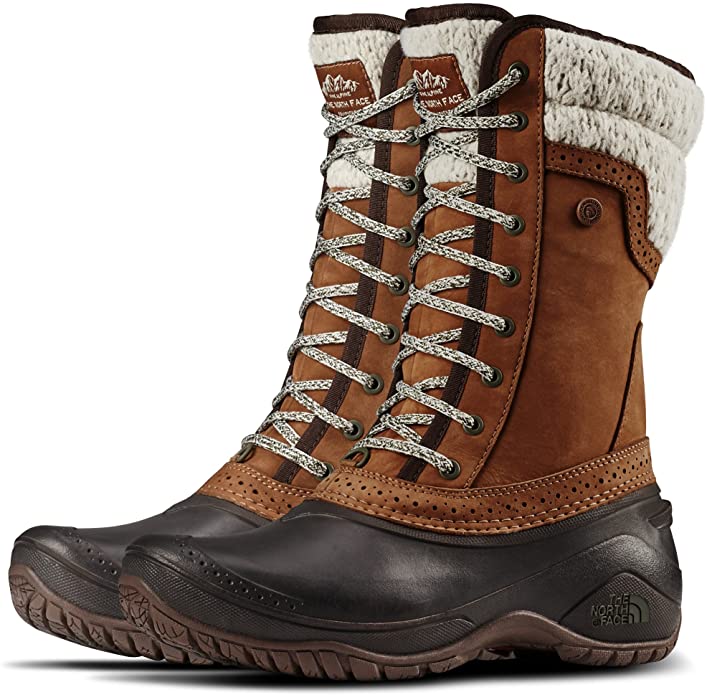 New The North Face Women's Shellista II Tall Boot Size 11 Brown