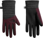 New The North Face Women's Indi Etip Touch Screen Tech Gloves SZ LG Black/Red