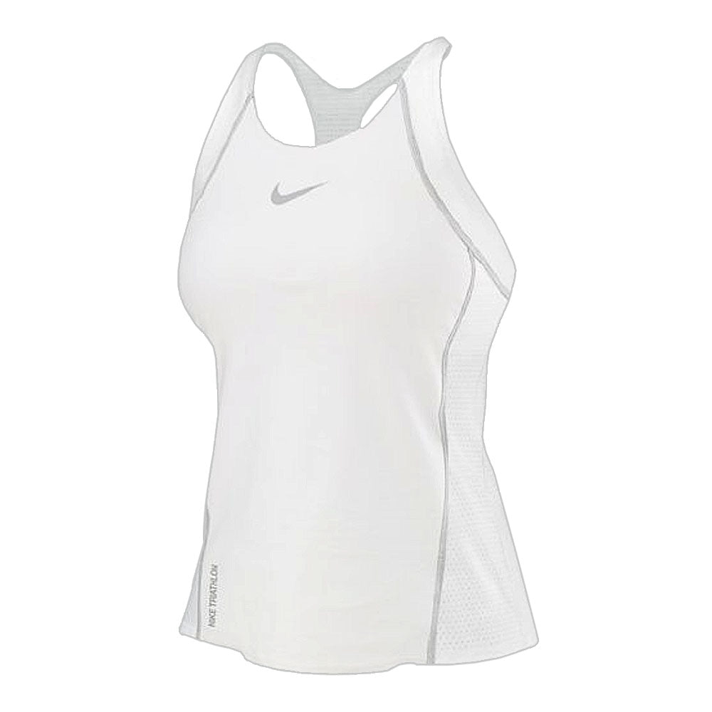 New Nike 706288 Womens Size Small Triathlon Tri Top Shirt TESS0004 White