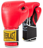 New Everlast 1910 Classic Boxing Training Gloves 16oz Red/Black (pair)