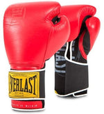 New Other Everlast 1910 Classic Boxing Training Gloves 16oz Red/Black (pair)