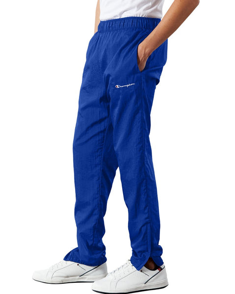 New Champion Men's Nylon Warm Up Pants Royal Blue Size Large
