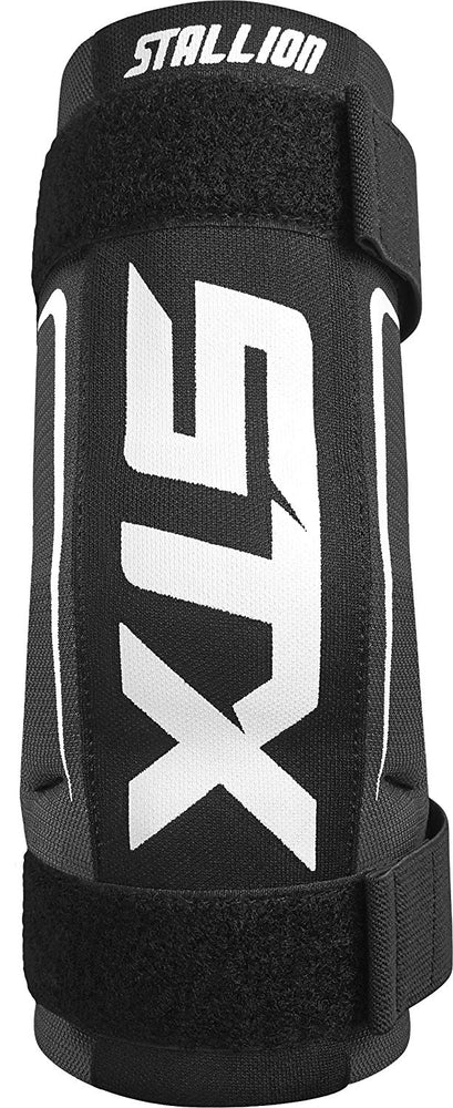 New STX Lacrosse Stallion 50 Youth Arm Pads Black/White SMall
