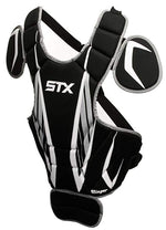 New SSTX Lacrosse Stinger Goalie Chest Protector Black/White Medium