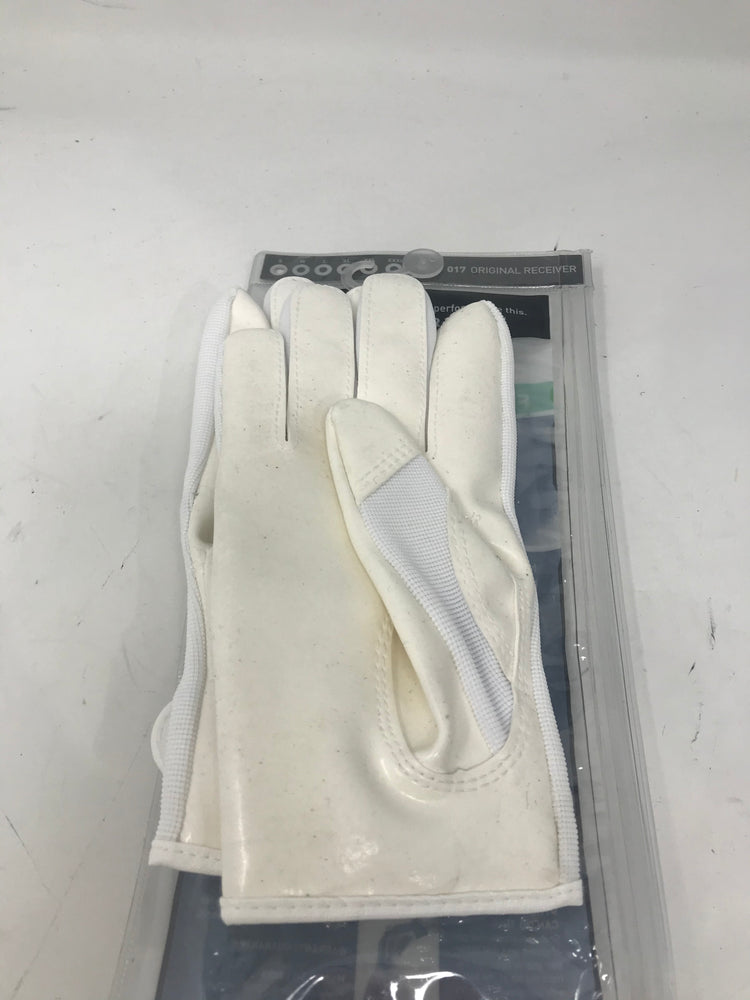 New Cutters Small 017 Original Receiver Football Gloves White