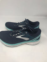 Used Brooks Ghost 11 Athletic Shoe Size 8 Navy/Grey/Blue