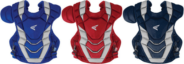 New Easton Pro X Chest Protector Adult 15+ Red/Silver Baseball Catchers