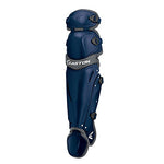 New Other Easton Prowess P2 Fastpitch Leg Guards Navy/Gray Intermediate 14"