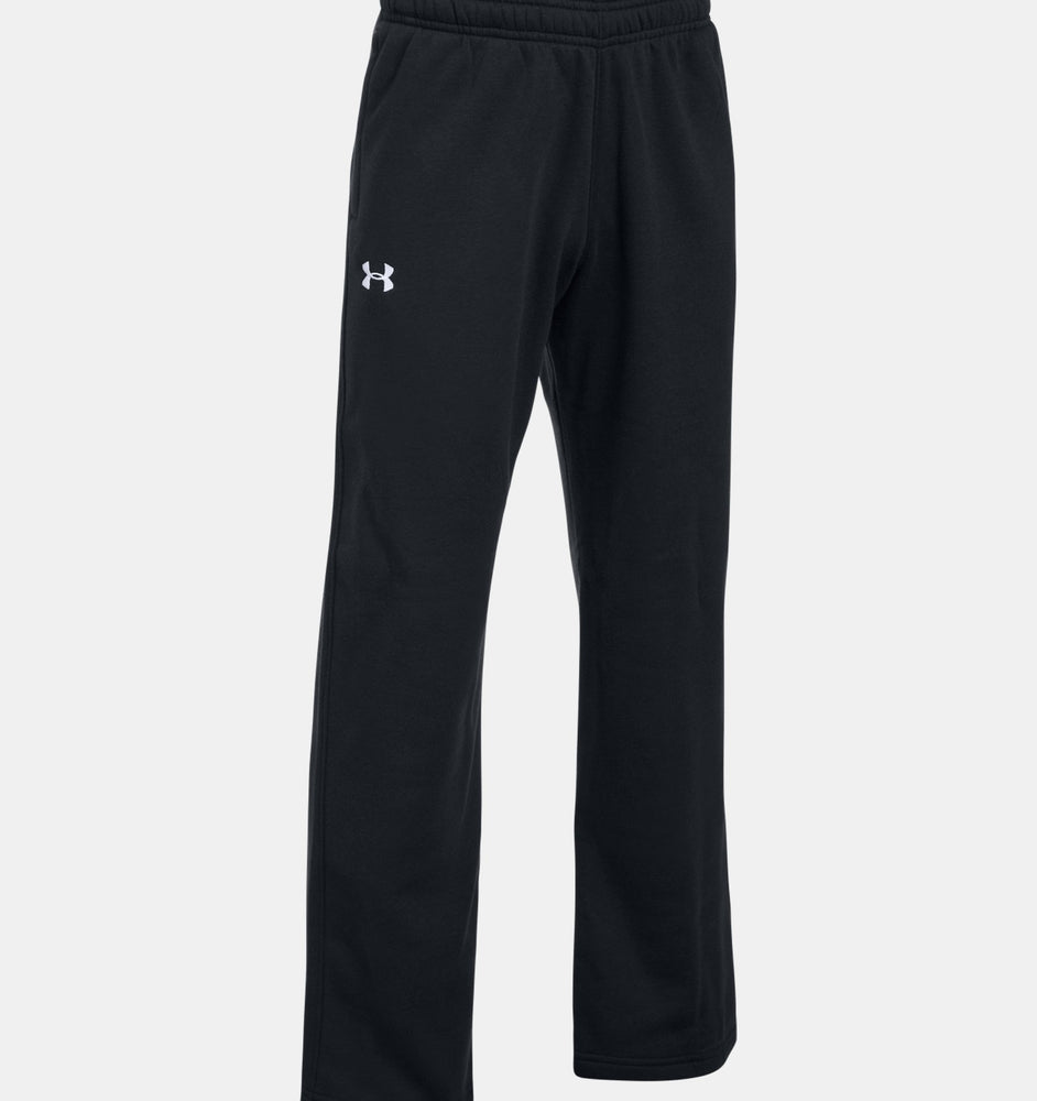 New Under Armour Women's Double Threat Armour Fleece Pants Black Medium