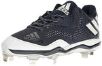 New Adidas Mens 11.5 PowerAlley 4 Baseball Cleat SS Blk/Wht Q16481