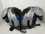 New Other Riddell Varsity Power SPX RB/DB Football Shoulder Pads (Grey/Blue, L)